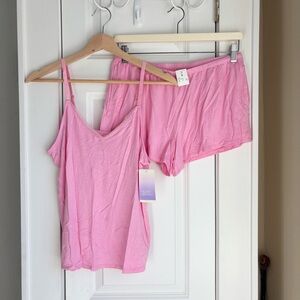 NWT Stars Above Pink Tank and Shorts Pj Set with Modal